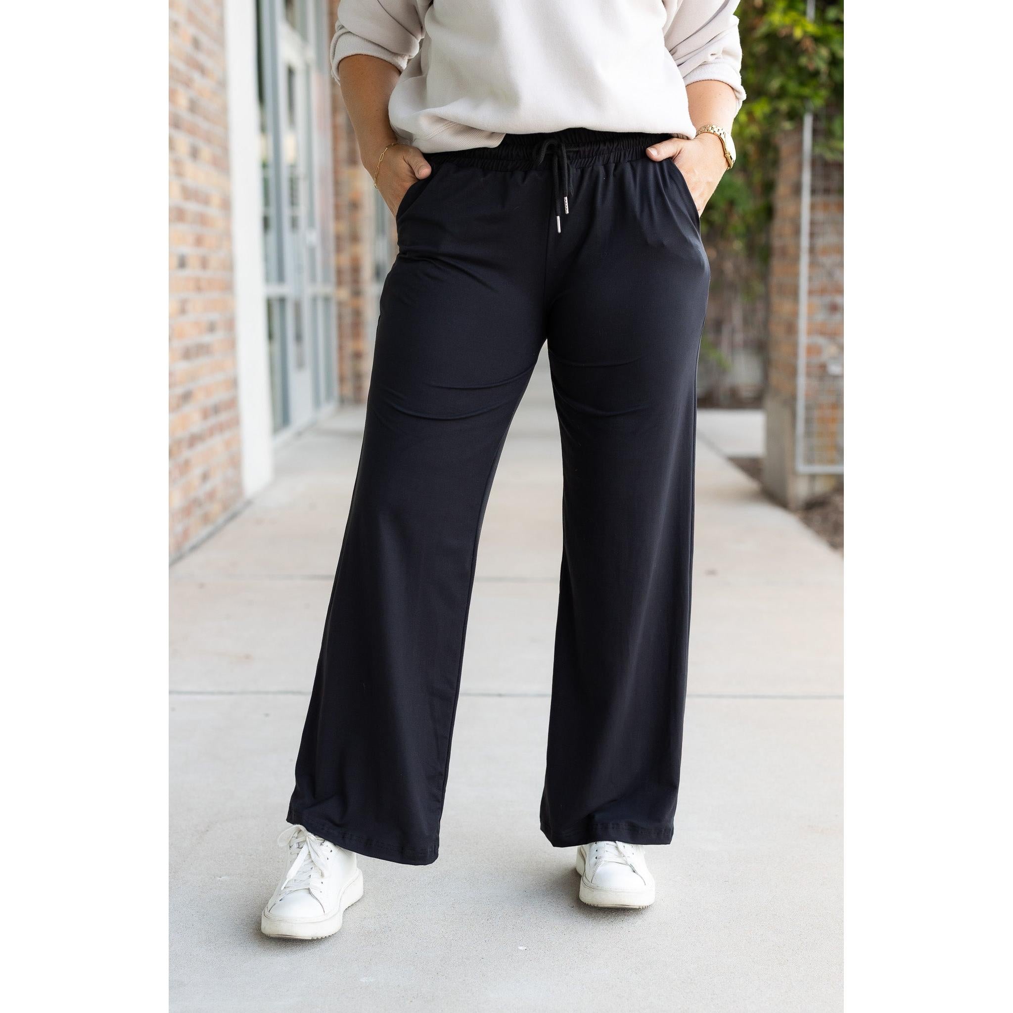 Ready to Ship | The Morgan - Casual Loose Fit LUXE Wide Leg Pants